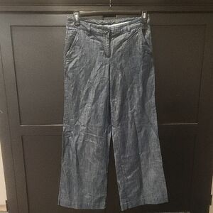 Lands End SZ 8 Wideleg Jeans